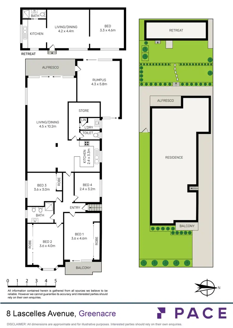 Floorplan of Homely house listing, 8 Lascelles Avenue, Greenacre NSW 2190
