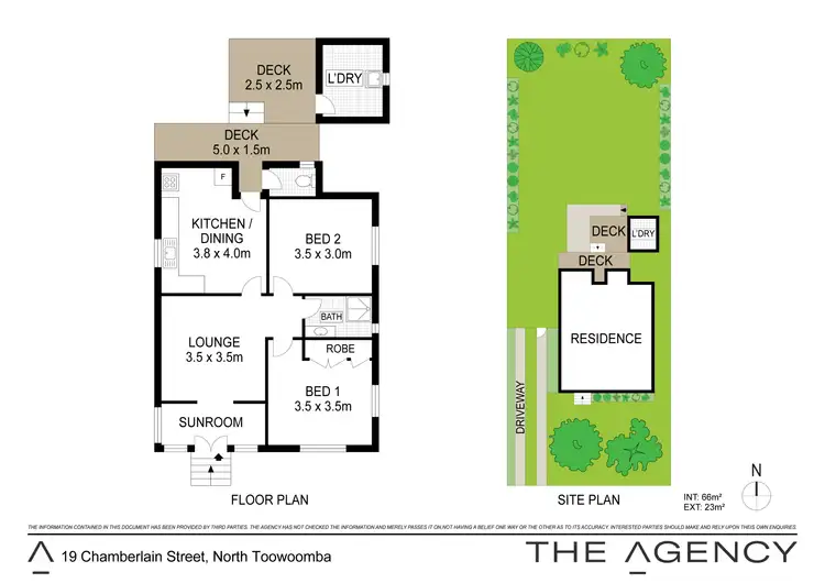 Floorplan of Homely house listing, 19 Chamberlain Street, North Toowoomba QLD 4350