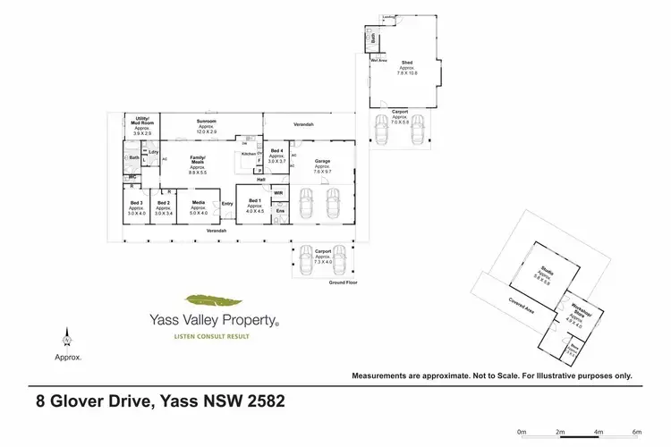 Floorplan of Homely house listing, 8 Glover Drive, Yass NSW 2582