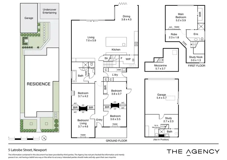 Floorplan of Homely house listing, 5 Latrobe Street, Newport VIC 3015