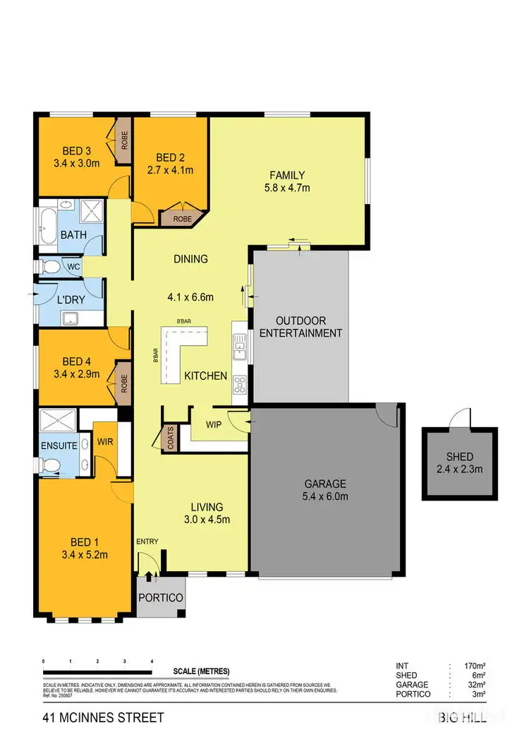 Floorplan of Homely house listing, 41 McInnes Street, Big Hill VIC 3555