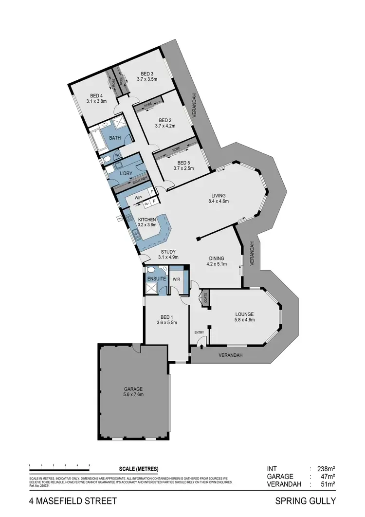 Floorplan of Homely house listing, 4 Masefield Street, Spring Gully VIC 3550