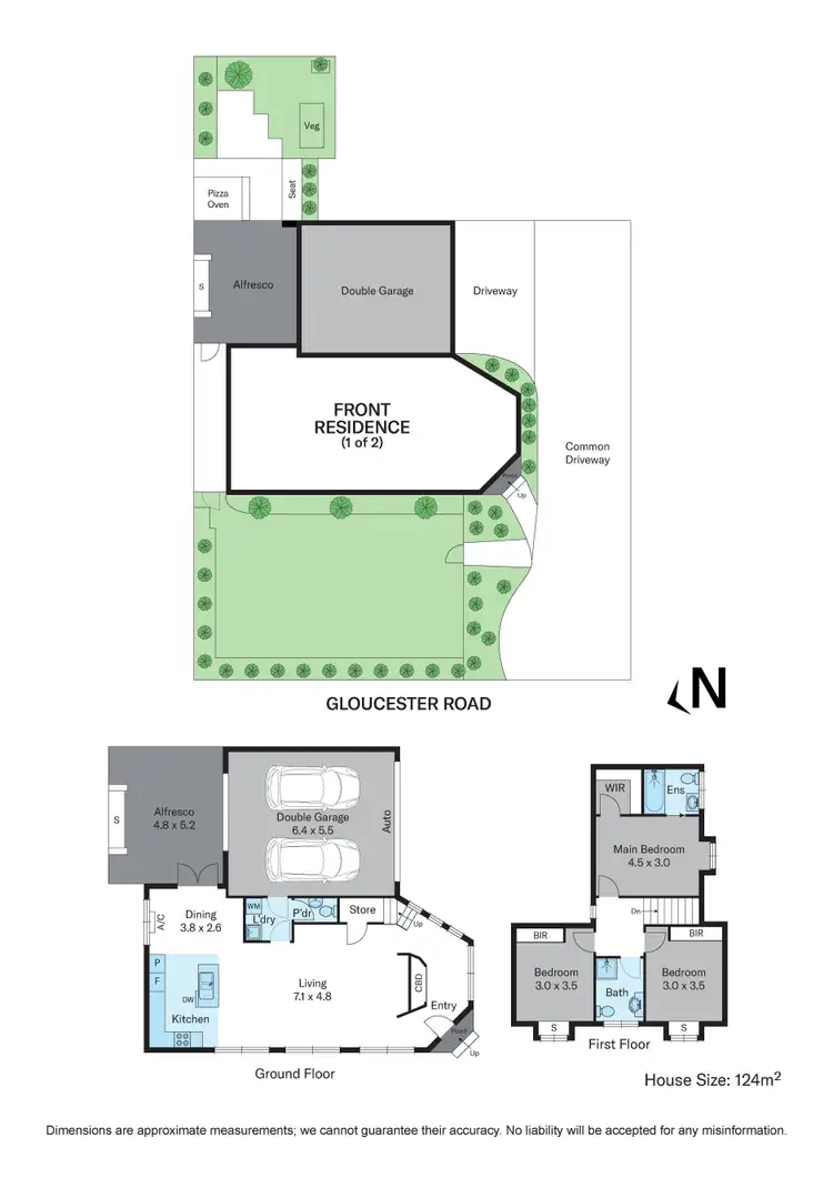 Floorplan of Homely house listing, 1/19 Gloucester Road, Ashburton VIC 3147