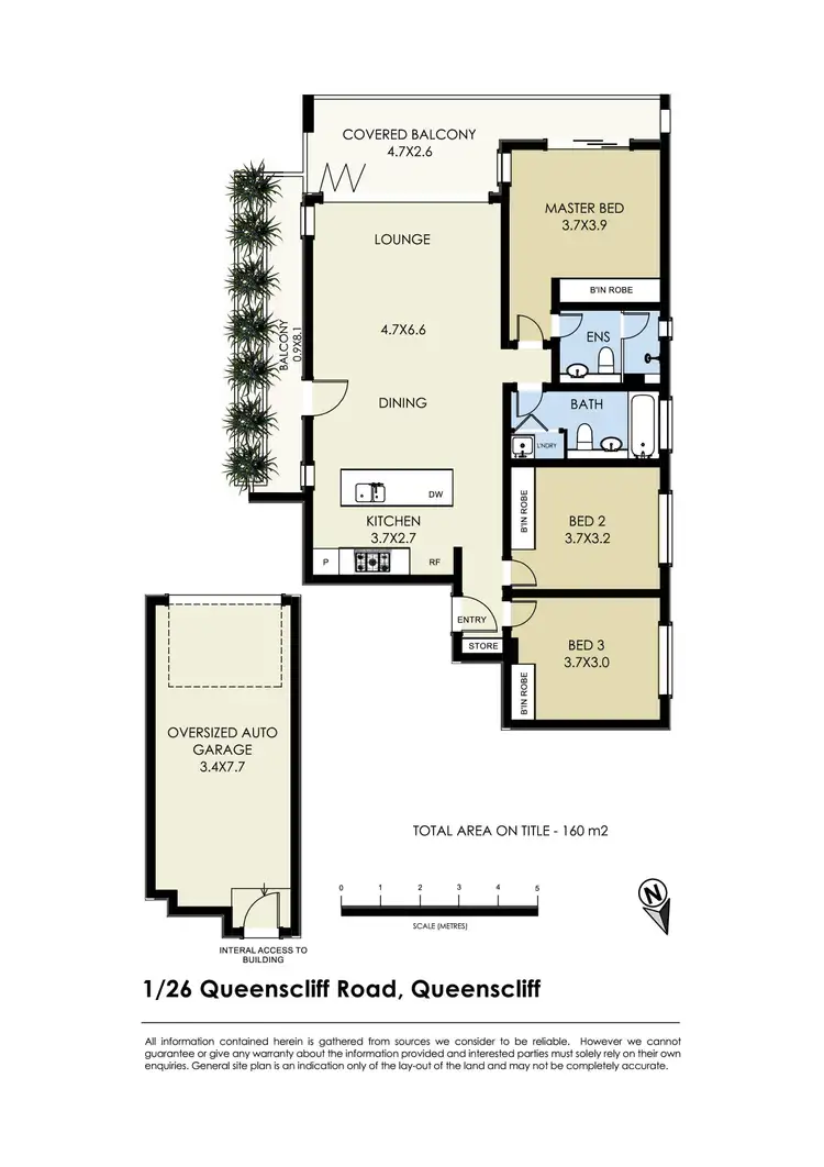 Floorplan of Homely apartment listing, 1/26 Queenscliff Road, Queenscliff NSW 2096
