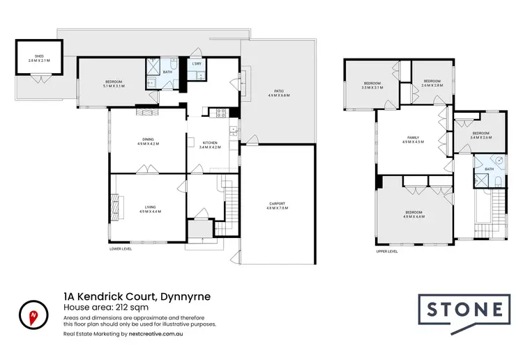 Floorplan of Homely house listing, 1A Kendrick Court, Dynnyrne TAS 7005