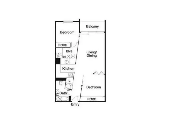 Floorplan of Homely apartment listing, 106/539 St Kilda Road, Melbourne VIC 3000