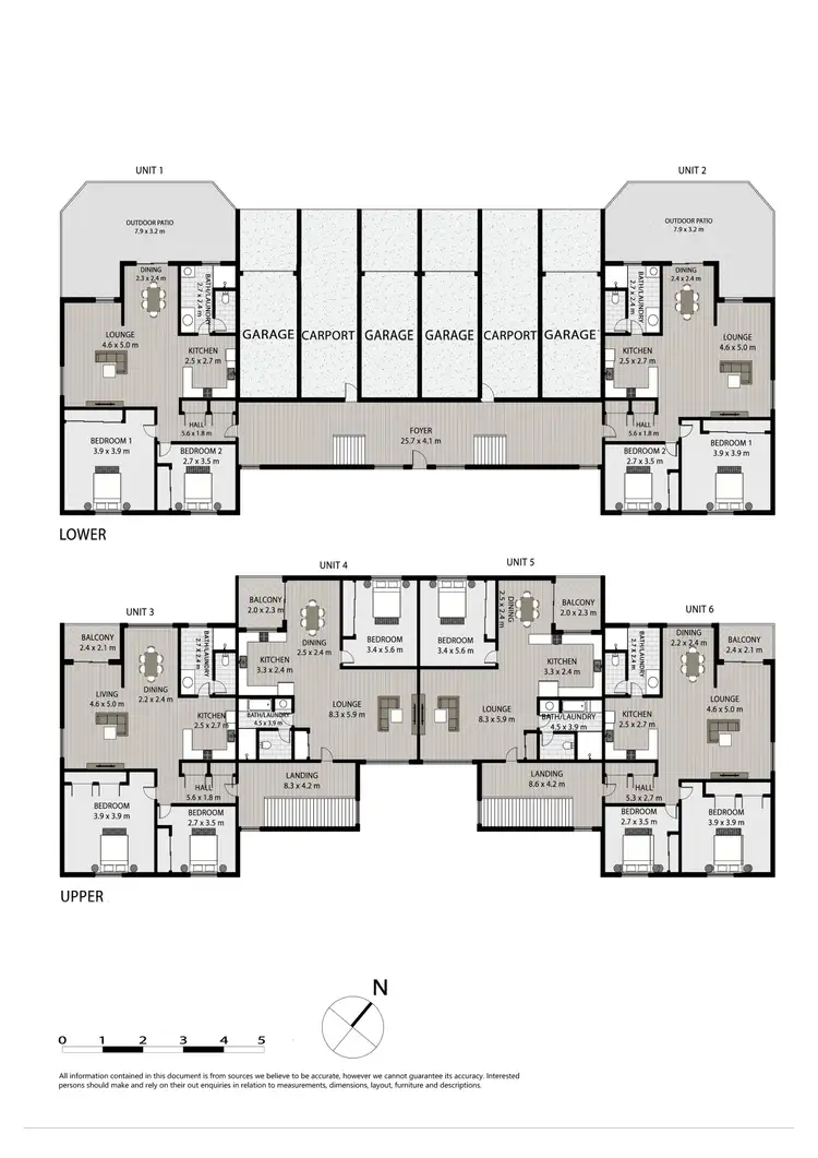 Floorplan of Homely block of units listing, 98 Carthage Street, Tamworth NSW 2340