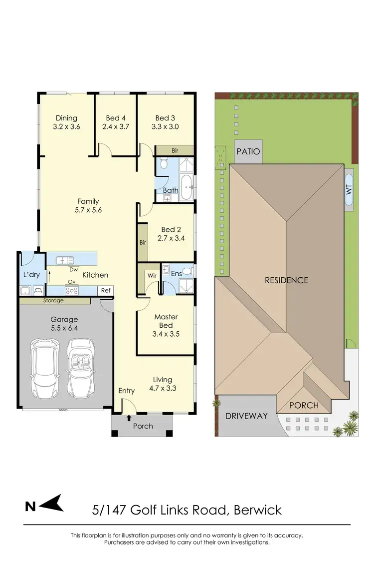 Floorplan of Homely house listing, 5/147 Golf Links Road, Berwick VIC 3806