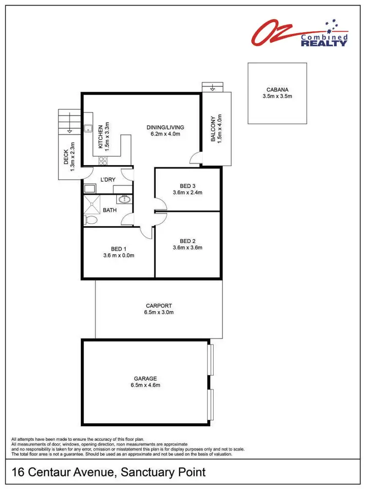Floorplan of Homely house listing, 16 Centaur Avenue, Sanctuary Point NSW 2540