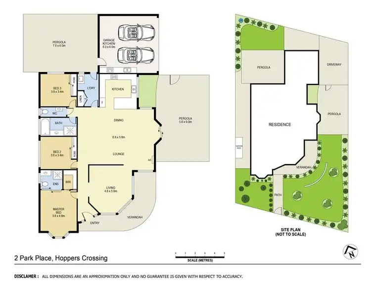 Floorplan of Homely house listing, 2 Park Place, Hoppers Crossing VIC 3029