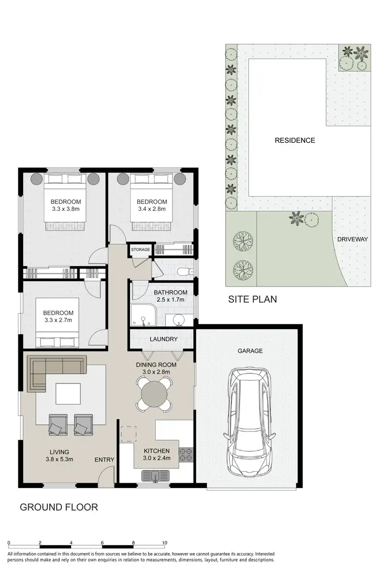 Floorplan of Homely unit listing, 1/294 Waterloo Street, Berserker QLD 4701