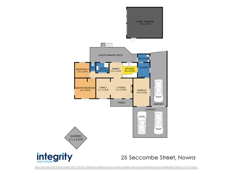 Floorplan of Homely house listing, 25 Seccombe Street, Nowra NSW 2541
