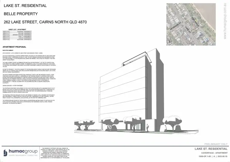 Floorplan of Homely land listing, 262 Lake Street, Cairns North QLD 4870