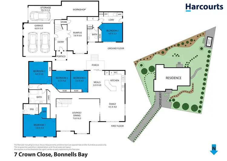 Floorplan of Homely house listing, 7 Crown Close, Bonnells Bay NSW 2264