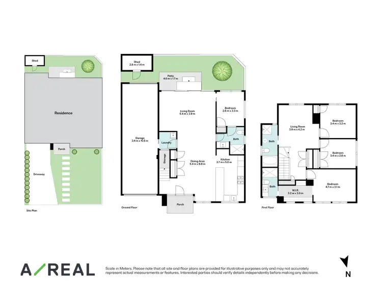 Floorplan of Homely townhouse listing, 38A Springfield Road, Box Hill North VIC 3129