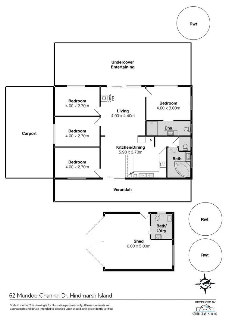 Floorplan of Homely house listing, 62 Mundoo Channel Drive, Hindmarsh Island SA 5214