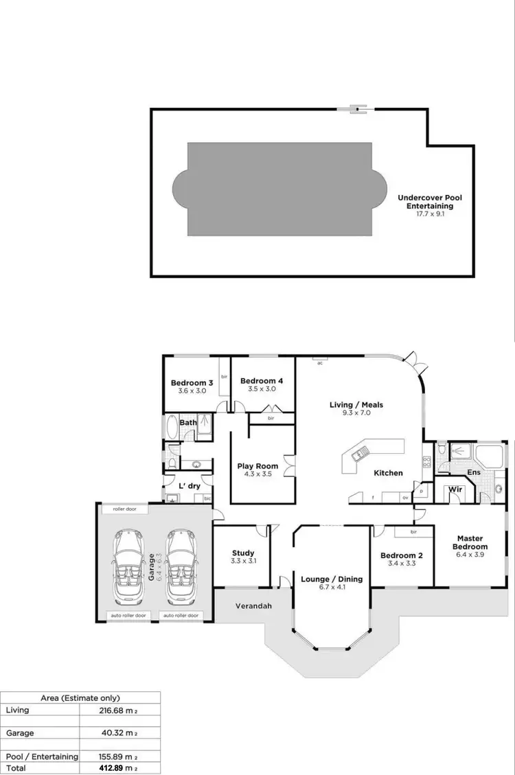 Floorplan of Homely house listing, 9 Barrow Court, Mount Barker SA 5251
