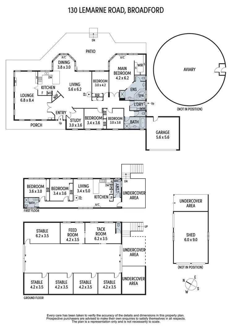 Floorplan of Homely house listing, 130 Lemarne Road, Broadford VIC 3658