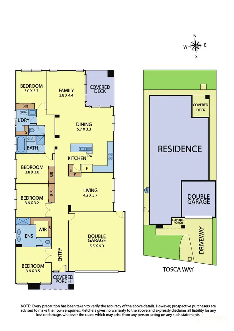 Floorplan of Homely house listing, 11 Tosca Way, Doreen VIC 3754