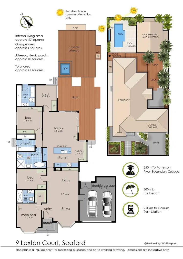 Floorplan of Homely house listing, 9 Lexton Court, Seaford VIC 3198