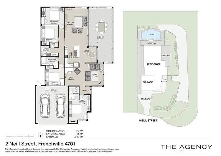 Floorplan of Homely house listing, 2 Neill Street, Frenchville QLD 4701