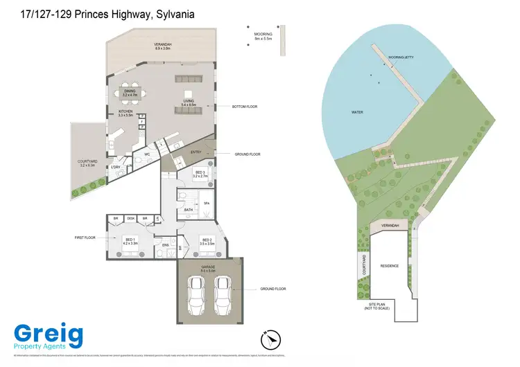 Floorplan of Homely apartment listing, 17/127-129 Princes Highway, Sylvania NSW 2224
