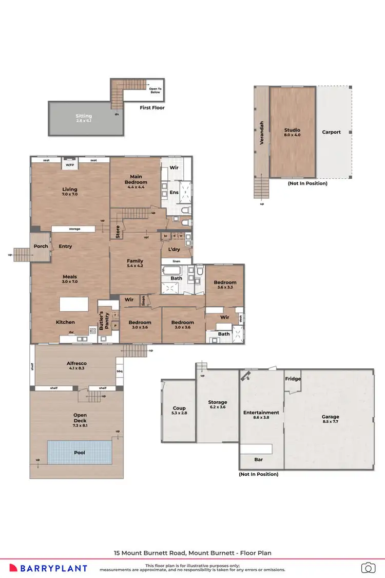 Floorplan of Homely house listing, 15 Mount Burnett Road, Mount Burnett VIC 3781