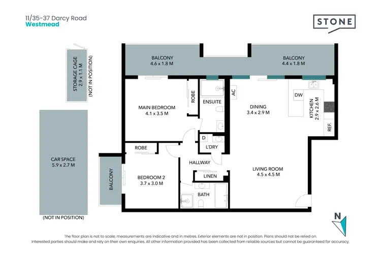 Floorplan of Homely apartment listing, 11/35-37 Darcy Road, Westmead NSW 2145
