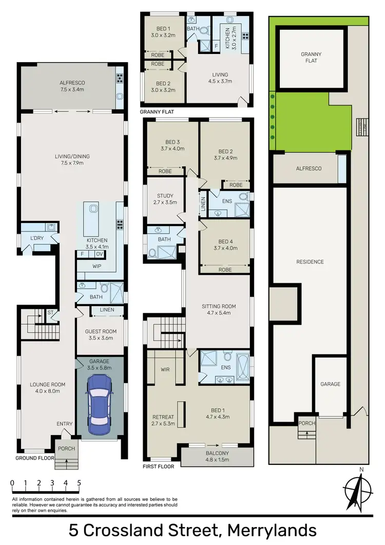 Floorplan of Homely house listing, 5 Crossland Street, Merrylands NSW 2160
