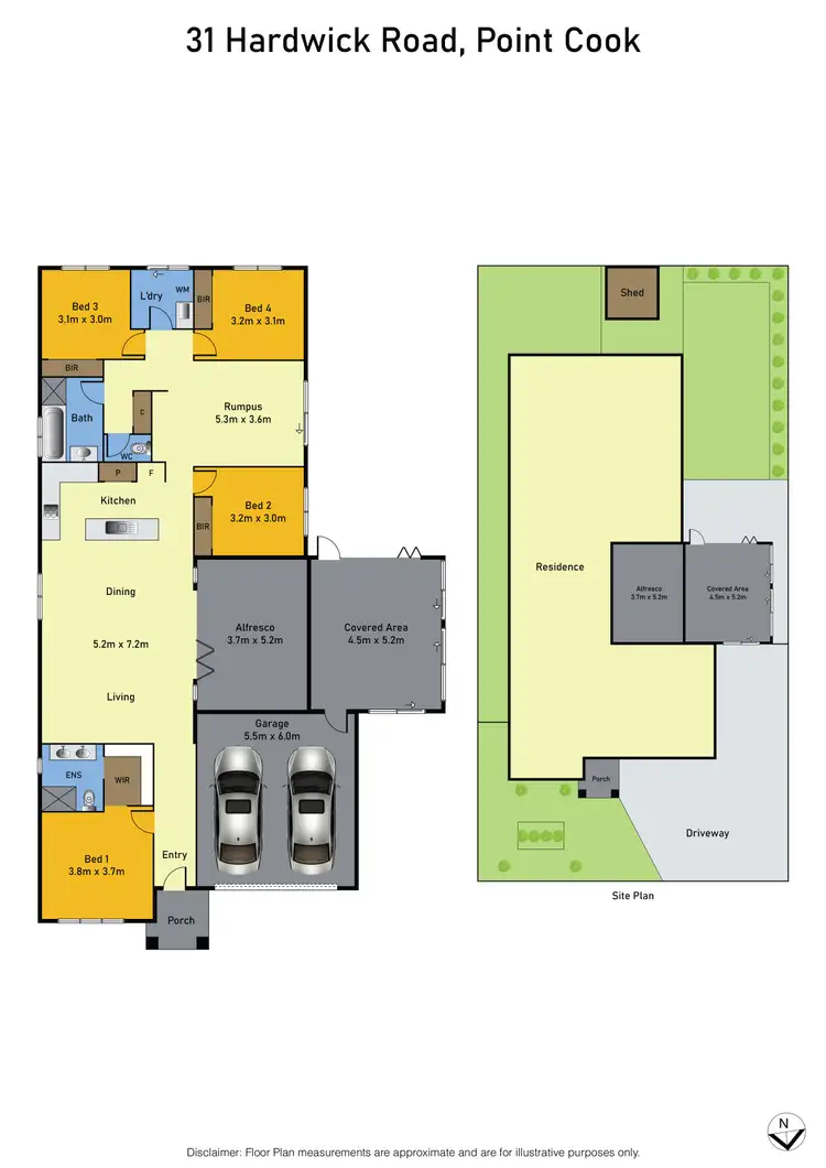 Floorplan of Homely house listing, 31 Hardwick Road, Point Cook VIC 3030