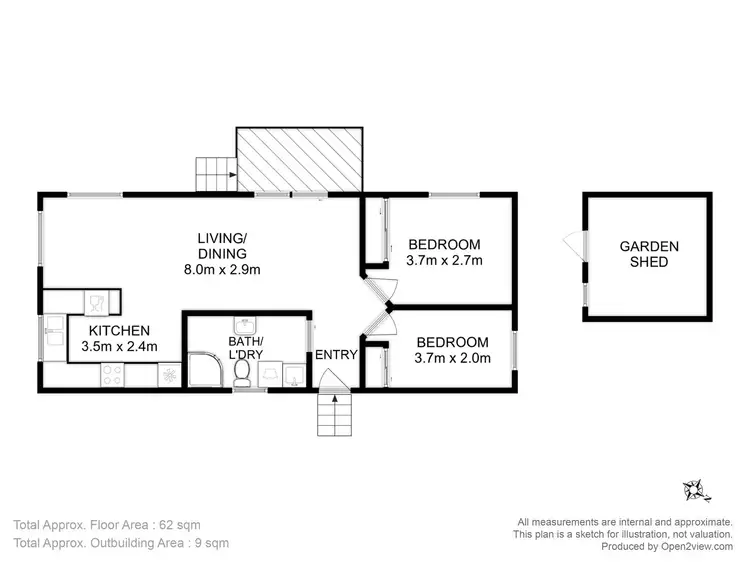 Floorplan of Homely house listing, 21 Carlton Beach Road, Dodges Ferry TAS 7173