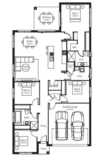 Floorplan of Homely house listing, Address available on request