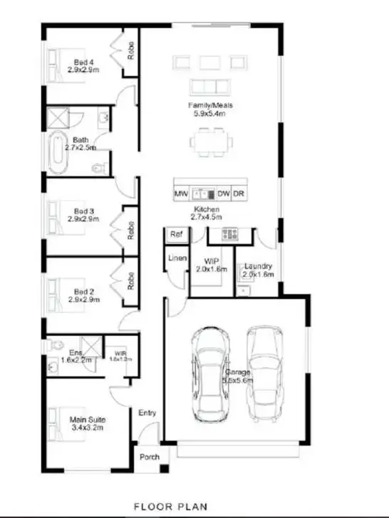 Floorplan of Homely house listing, Address available on request
