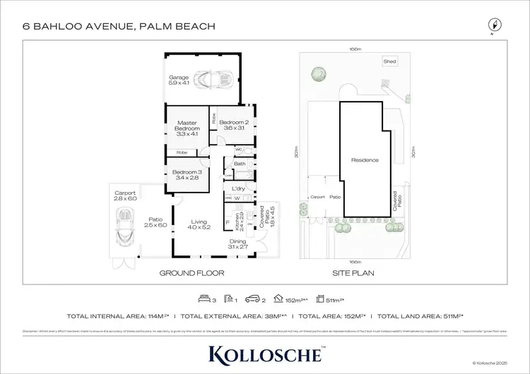 Floorplan of Homely house listing, 6 Bahloo Avenue, Palm Beach QLD 4221