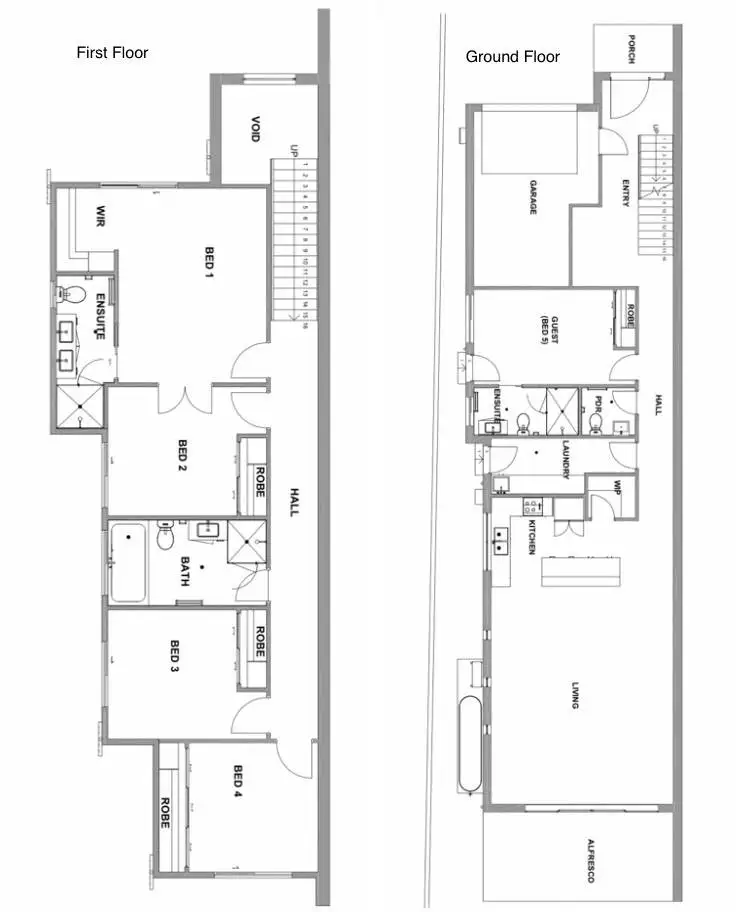 Floorplan of Homely semi-detached listing, 14a Brothers Street, Dundas Valley NSW 2117