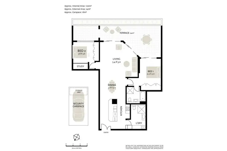 Floorplan of Homely apartment listing, 101/1 Roseby Street, Drummoyne NSW 2047