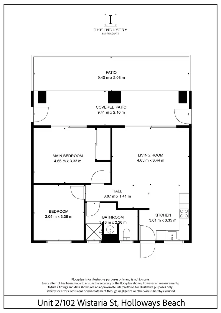 Floorplan of Homely apartment listing, 2/102-104 Wistaria Street, Holloways Beach QLD 4878