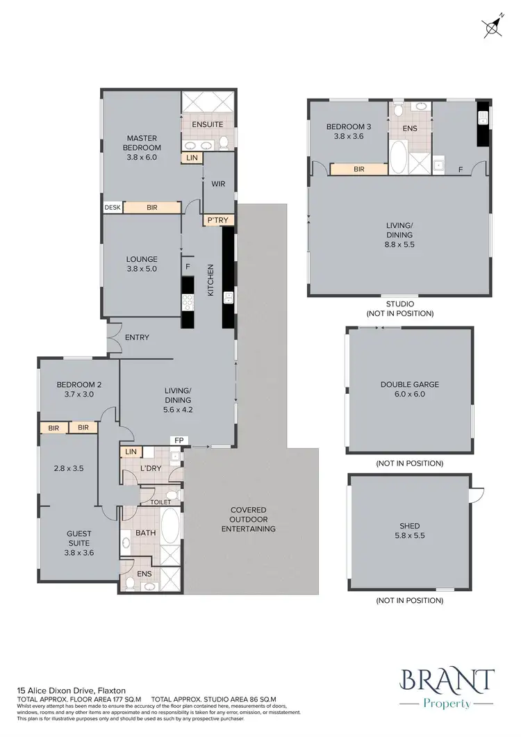 Floorplan of Homely house listing, 15 Alice Dixon Drive, Flaxton QLD 4560
