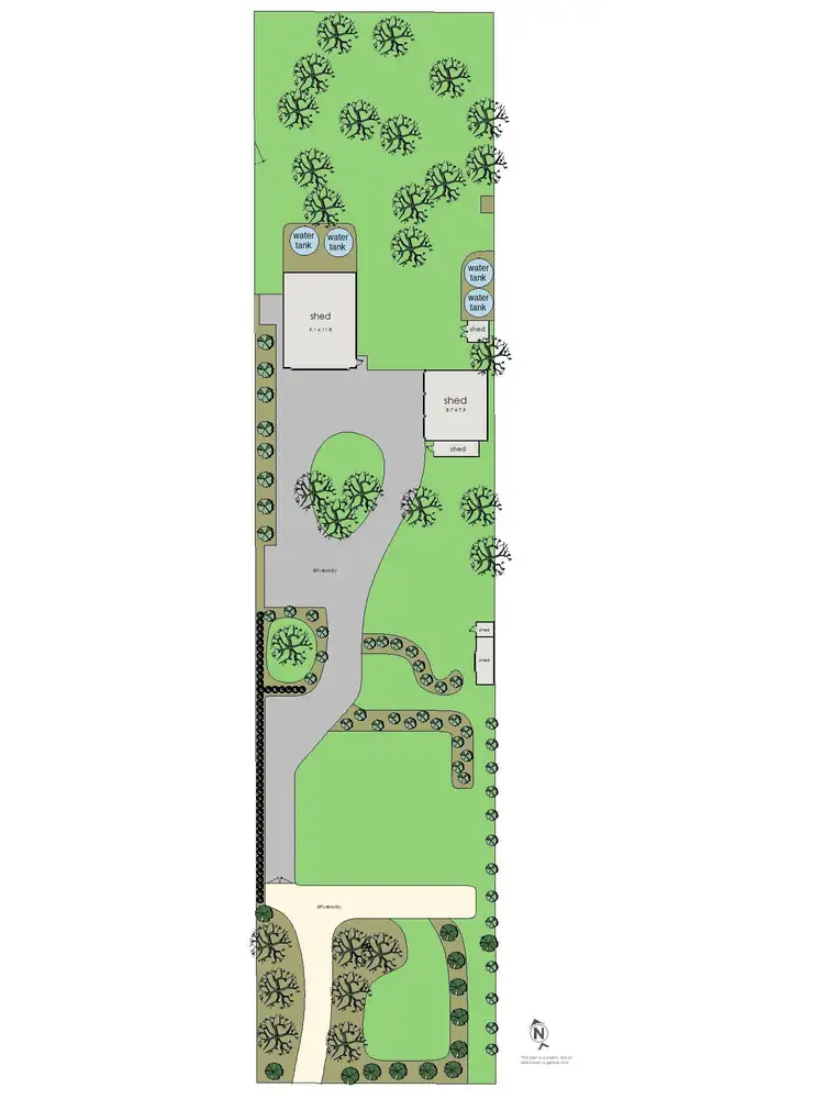 Floorplan of Homely land listing, 43 Craig Road, Donvale VIC 3111