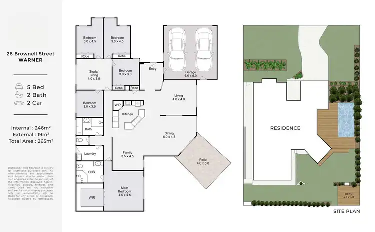Floorplan of Homely house listing, 28 Brownell Street, Warner QLD 4500