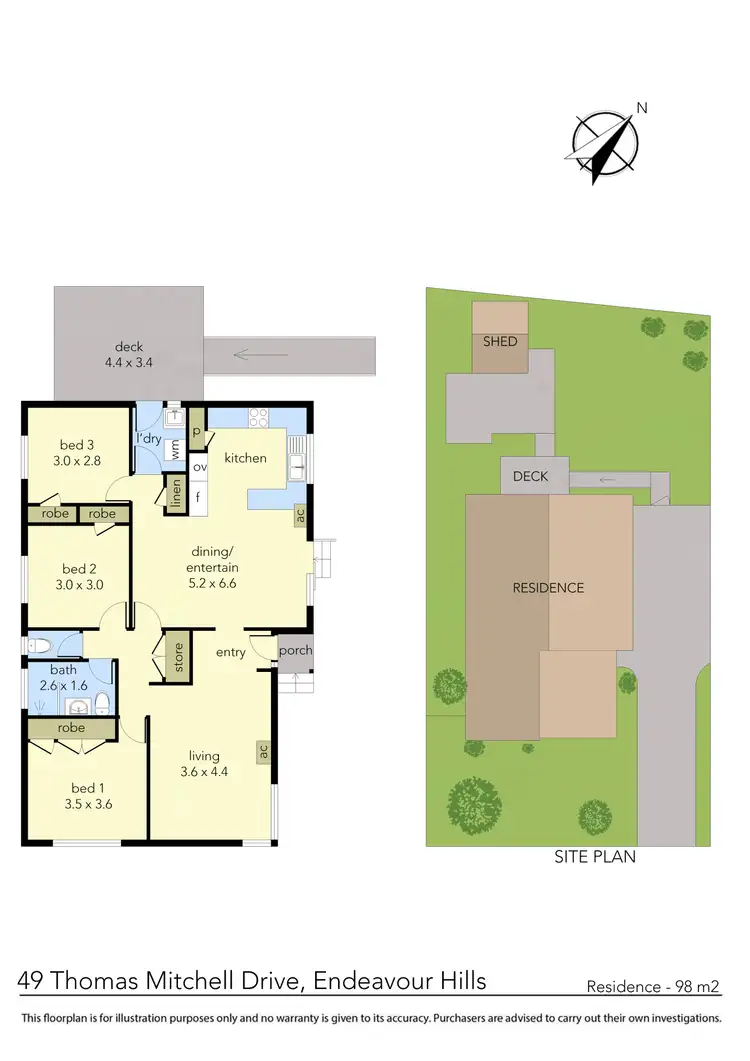 Floorplan of Homely house listing, 49 Thomas Mitchell Drive, Endeavour Hills VIC 3802
