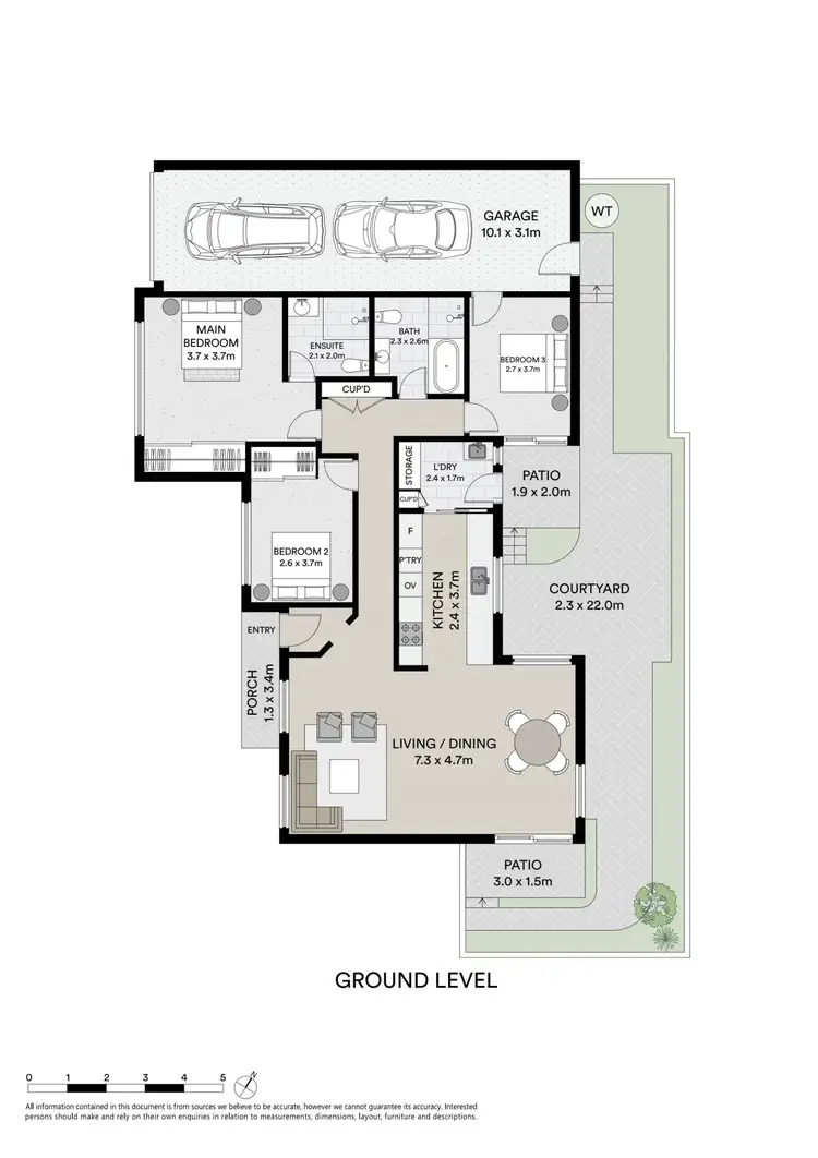 Floorplan of Homely villa listing, 31/112-118 Port Hacking Road, Sylvania NSW 2224
