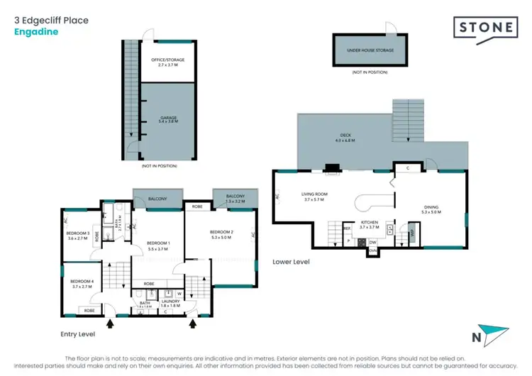 Floorplan of Homely house listing, 3 Edgecliff Place, Engadine NSW 2233