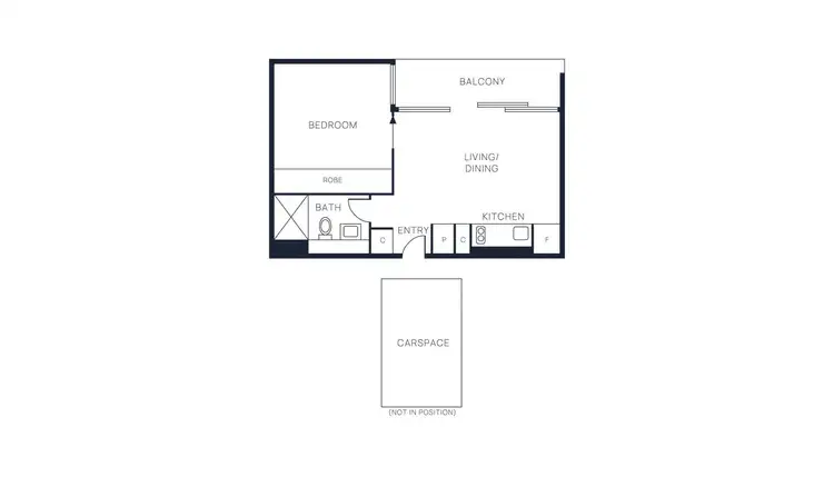 Floorplan of Homely apartment listing, 901/32 Bray Street, South Yarra VIC 3141