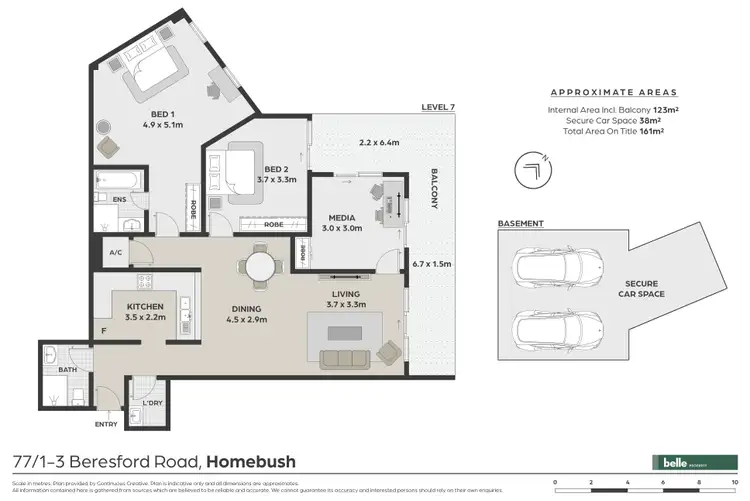 Floorplan of Homely unit listing, 77/1-3 Beresford Road, Strathfield NSW 2135