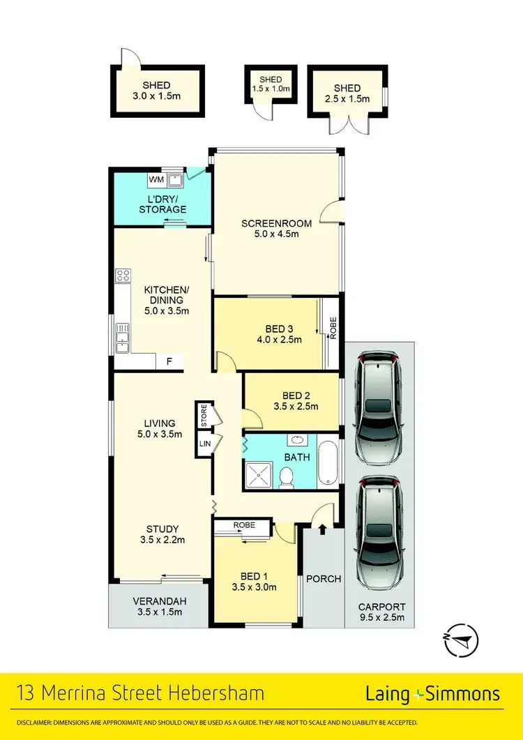 Floorplan of Homely house listing, 13 Merrina Street, Hebersham NSW 2770