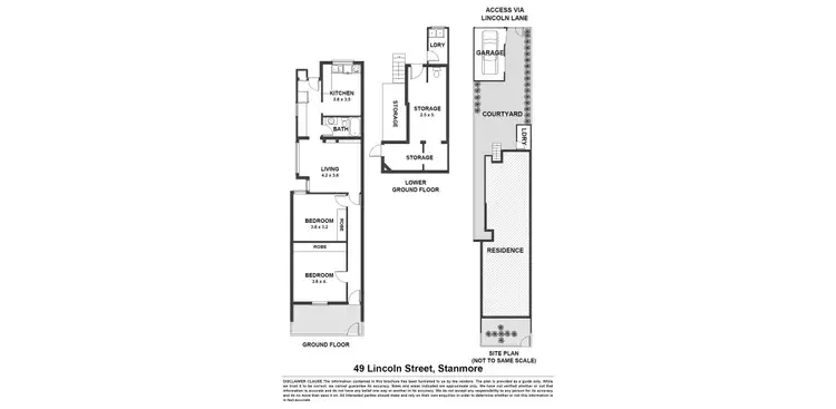Floorplan of Homely house listing, 49 Lincoln Street, Stanmore NSW 2048