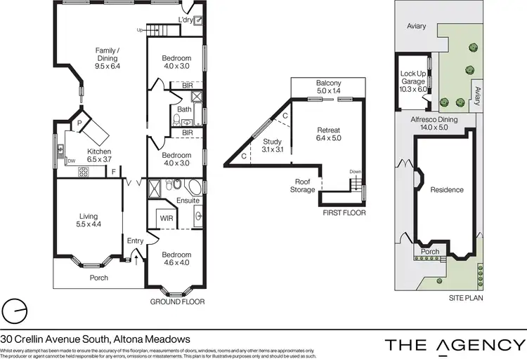 Floorplan of Homely house listing, 30 Crellin Avenue South, Altona Meadows VIC 3028