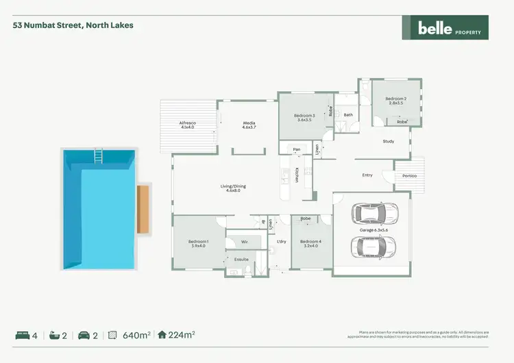 Floorplan of Homely house listing, 53 Numbat Street, North Lakes QLD 4509