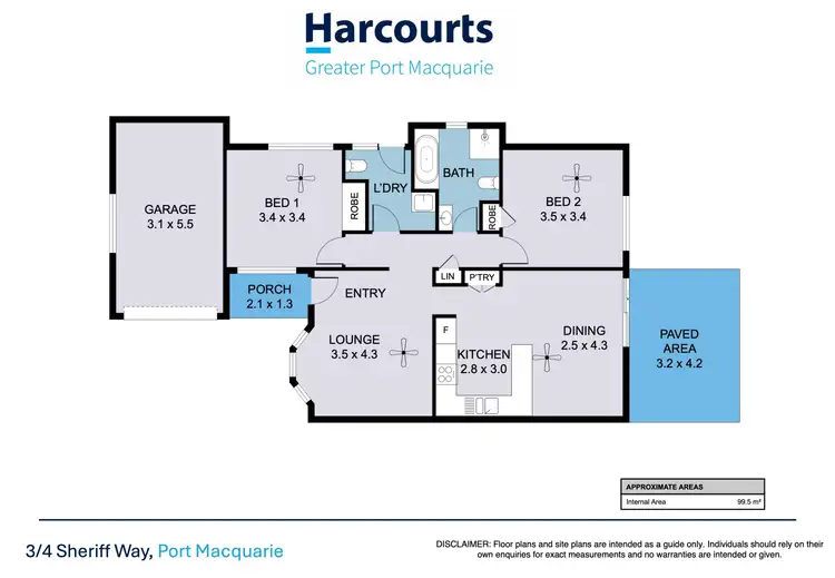 Floorplan of Homely villa listing, 3/4 Sheriff Way, Port Macquarie NSW 2444